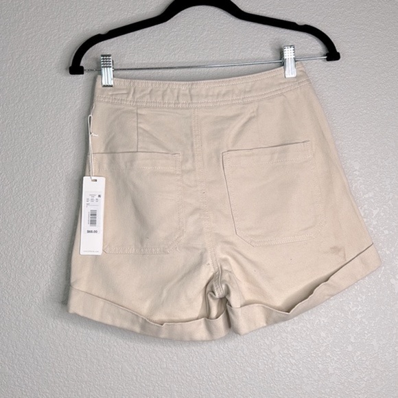 Every Tan Denim High Waist Jean Shorts with Front Buttons Size 2 New with tags! - Picture 4 of 7